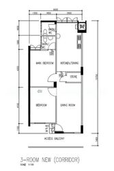 Blk 154 Hougang Street 11 (Hougang), HDB 3 Rooms #599640521